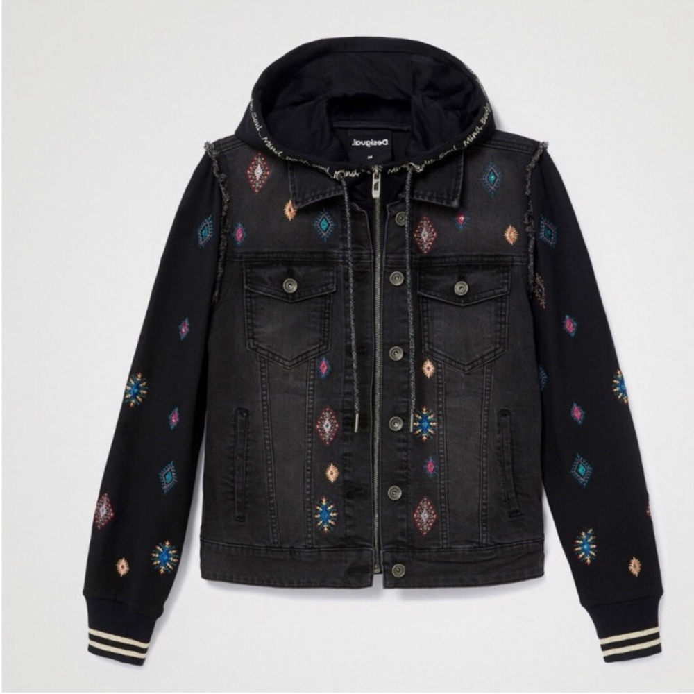 HOST PICK ⭐️ Desigual designer jean sweater Jacket